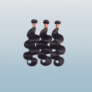 10A Brazilian Body Wave Human Hair 3 Bundles With 4*4 Lace Closure