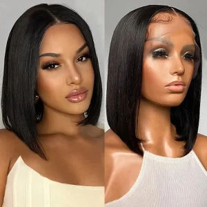 13×4 Body Wave Bob Lace Front Wigs HD Short Bob Lace Wig